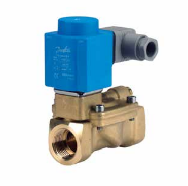 Válvulas solenoides de 2/2 vías servoaccionadas para aire a alta presión EV224B